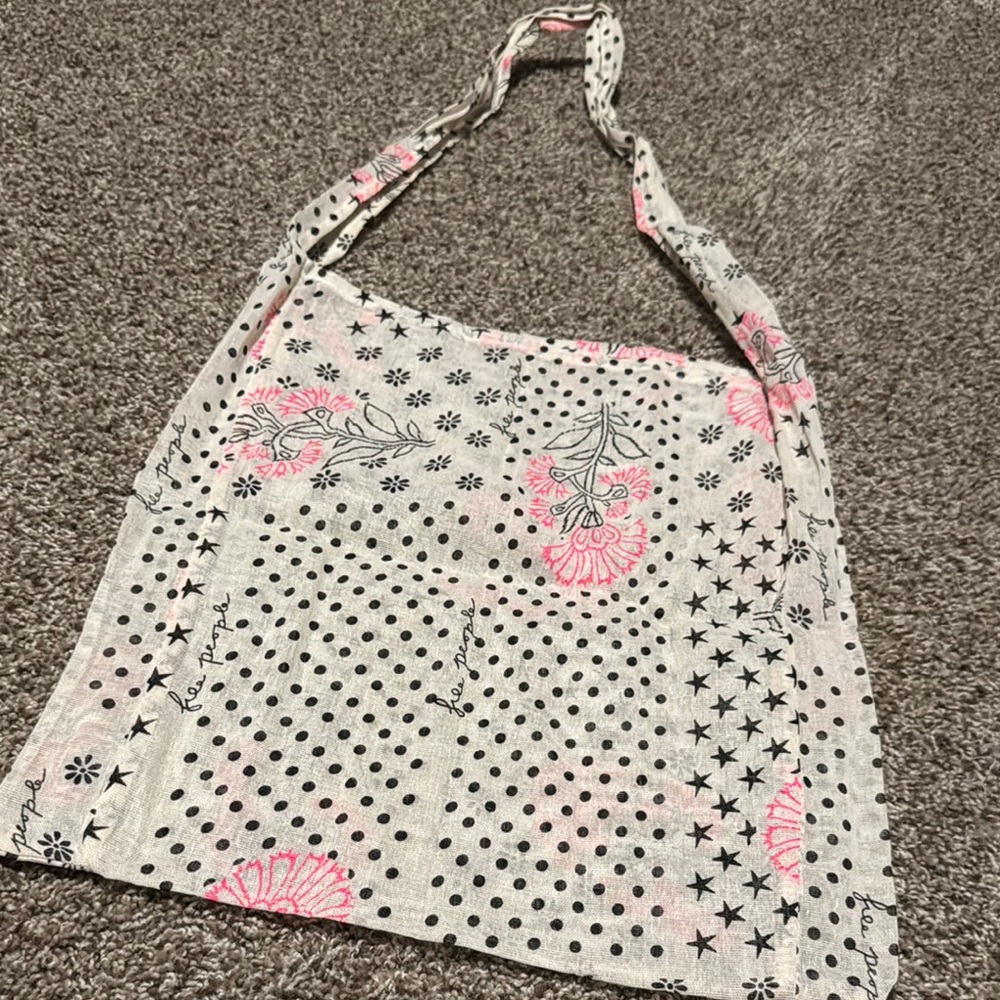 Free People lightweight cheesecloth tote bag - new! - Picture 1 of 6